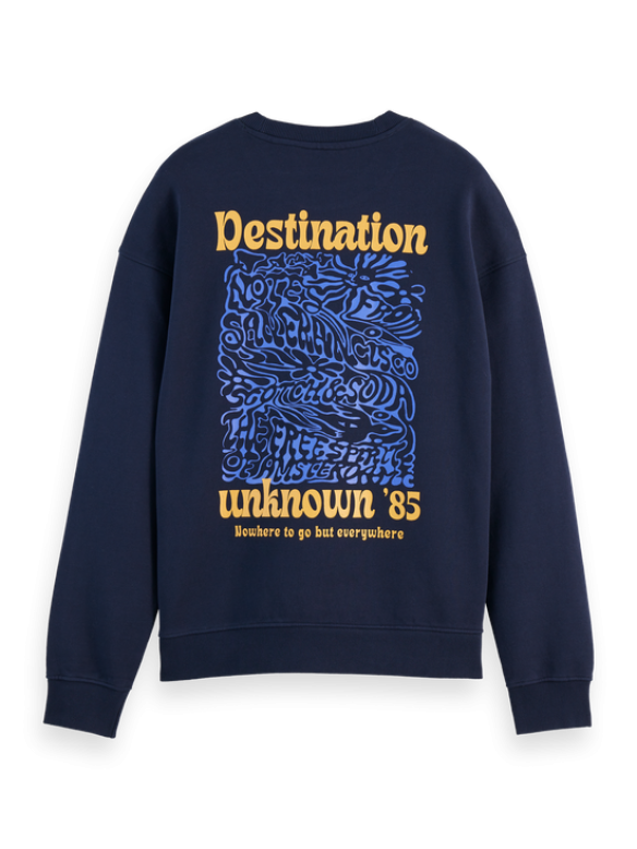 SCOTCH & SODA FRONT BACK ARTWORK SWEATSHIRT