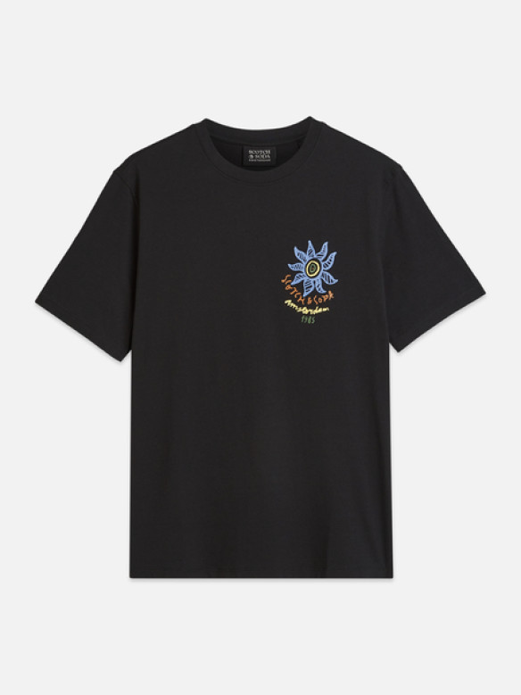 SCOTCH & SODA Front And Back Artwork Regular Fit METEORITE
